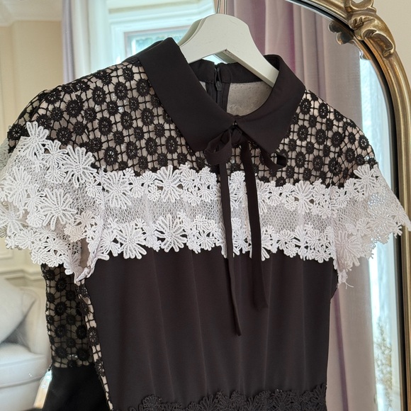 Stylish Black Lace Dress - Picture 13 of 13